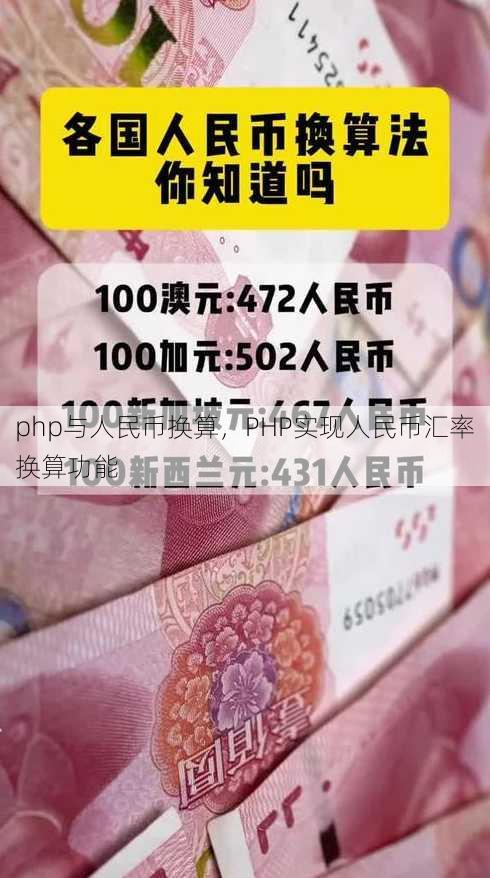 php与人民币换算