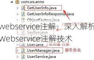 webservice注解