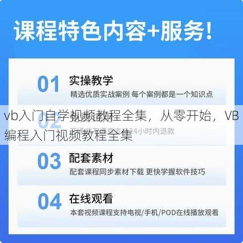 vb入门自学视频教程全集