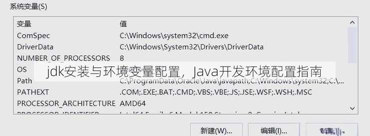 jdk安装与环境变量配置