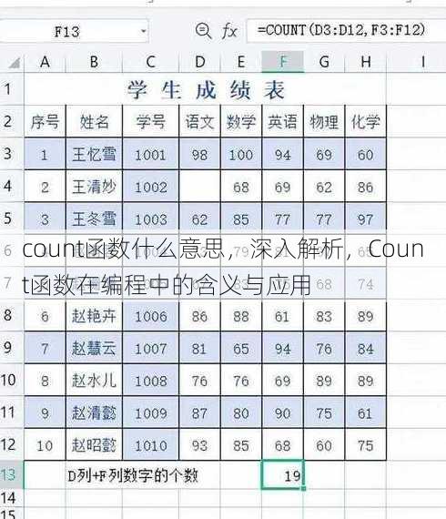count函数什么意思