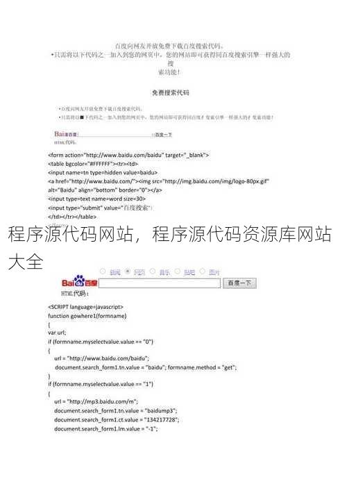 程序源代码网站