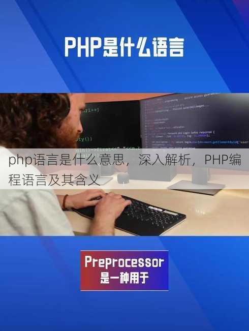 php语言是什么意思