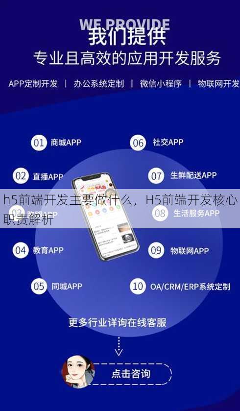 h5前端开发主要做什么