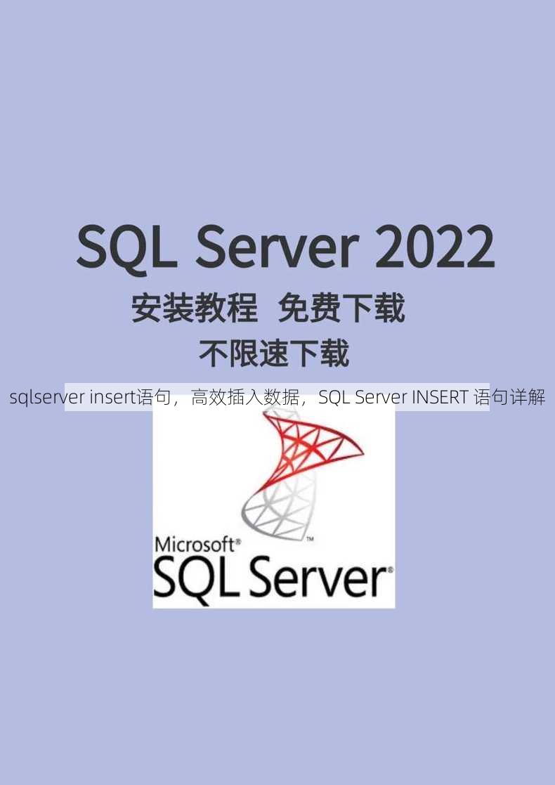 sqlserver insert语句