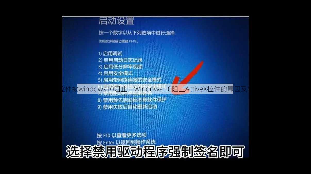 activex控件被windows10阻止