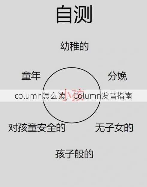column怎么读