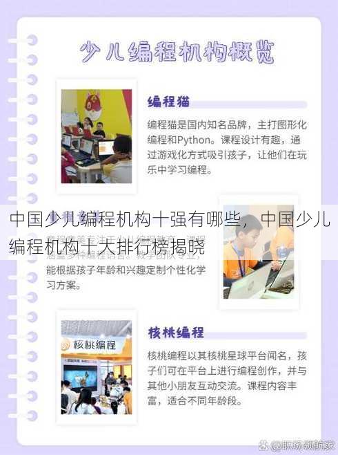 中国少儿编程机构十强有哪些