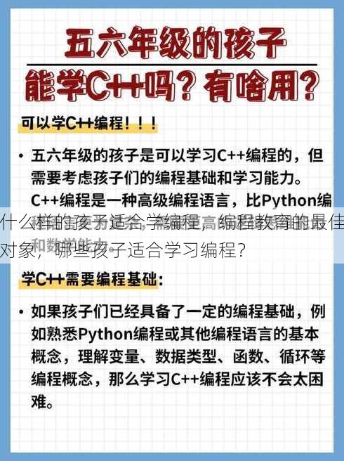 什么样的孩子适合学编程