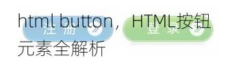html button