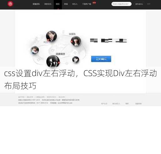 css设置div左右浮动