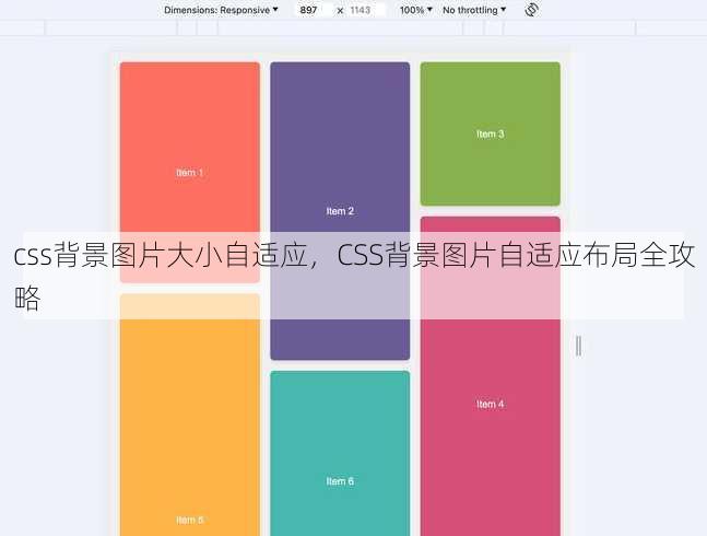 css背景图片大小自适应