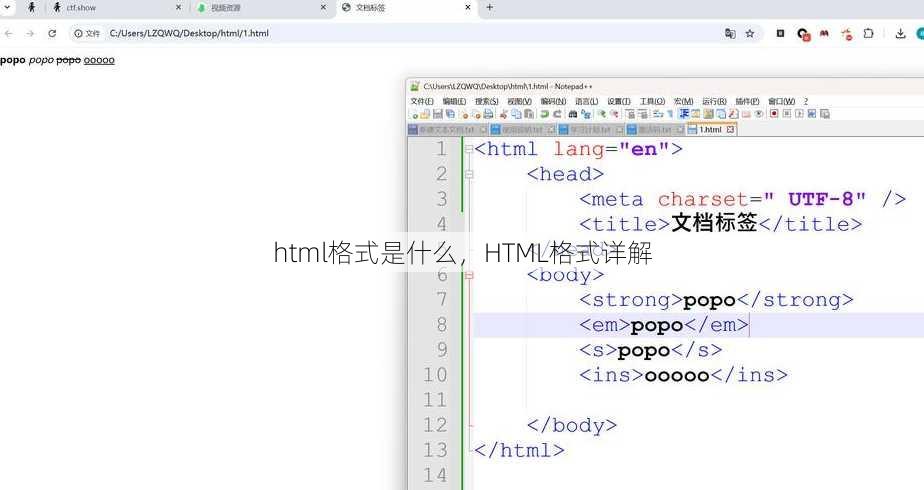 html格式是什么