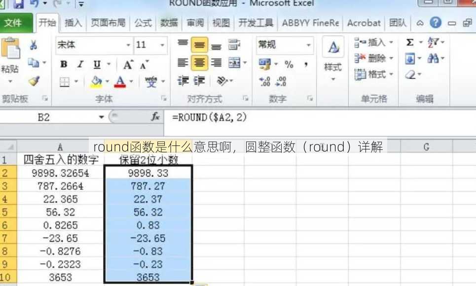 round函数是什么意思啊