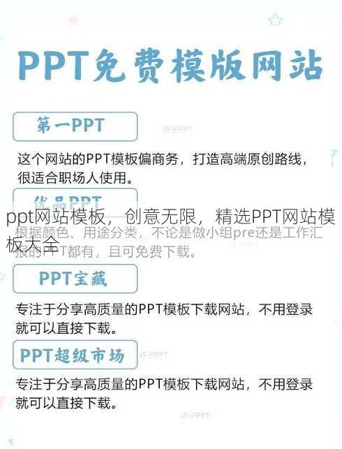 ppt网站模板