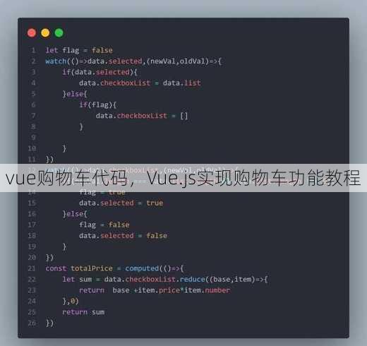 vue购物车代码