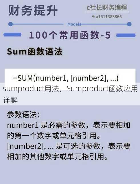 sumproduct用法