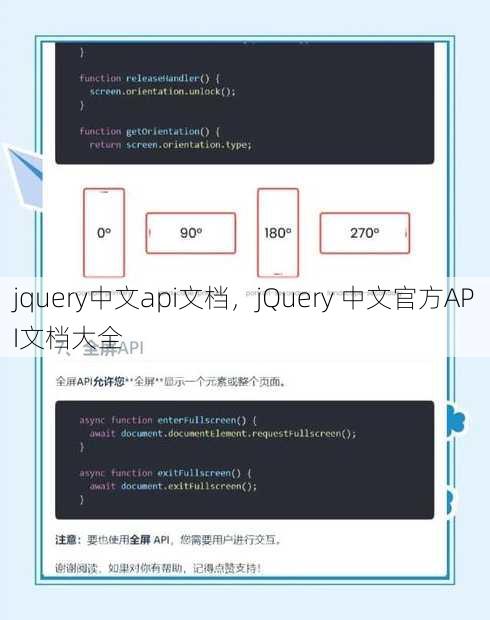 jquery中文api文档