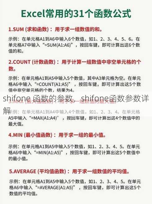 shifone 函数的参数