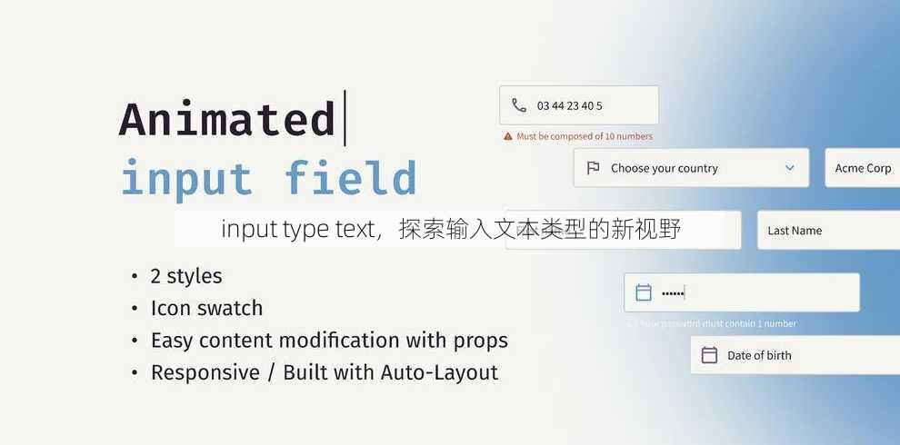 input type text