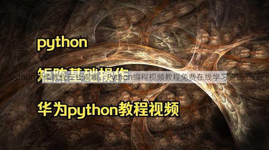 python视频教程在线观看