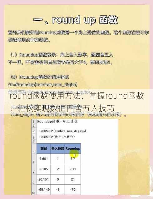 round函数使用方法