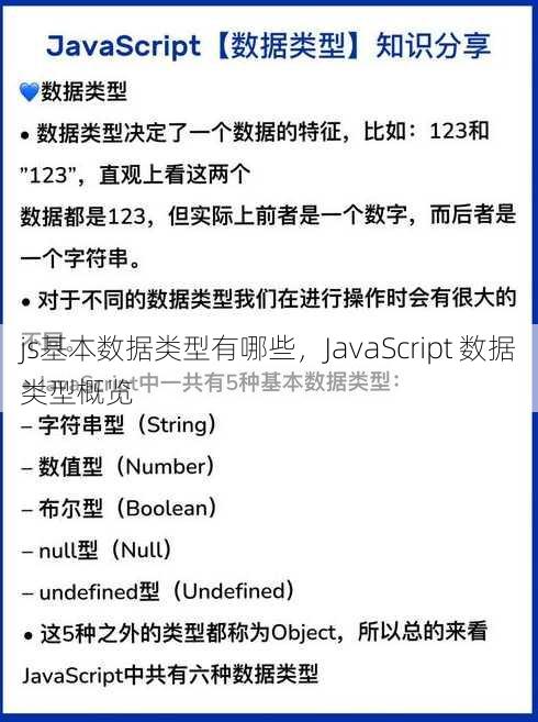 js基本数据类型有哪些
