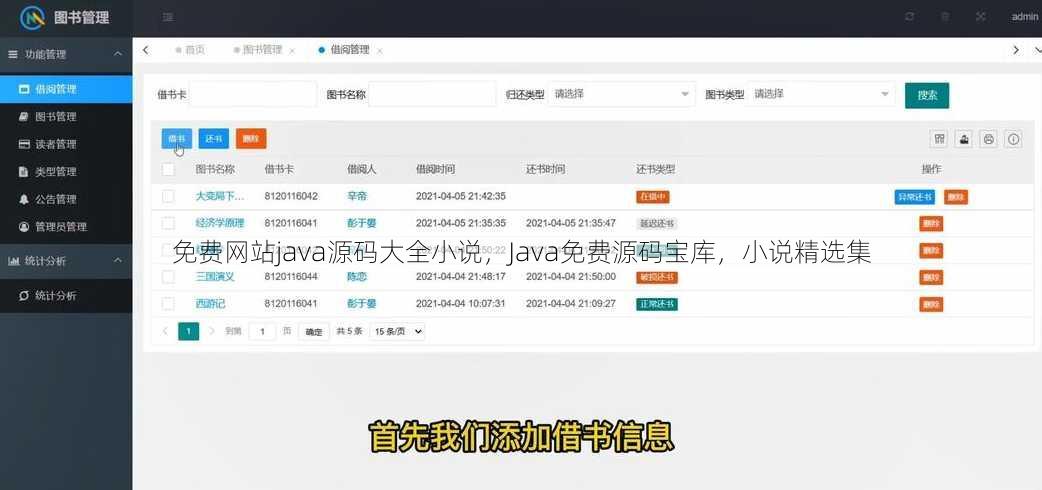 免费网站java源码大全小说
