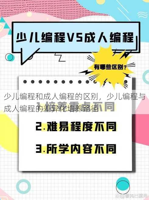 少儿编程和成人编程的区别