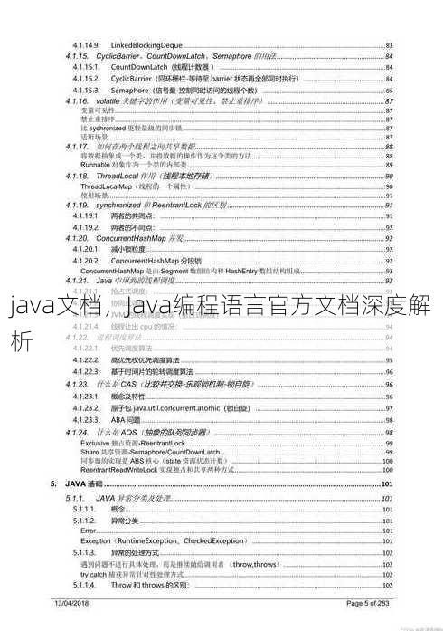 java文档