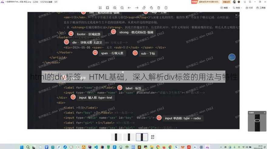 html的div标签