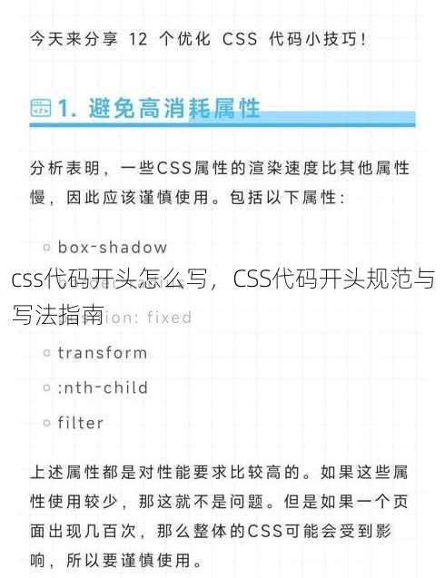 css代码开头怎么写