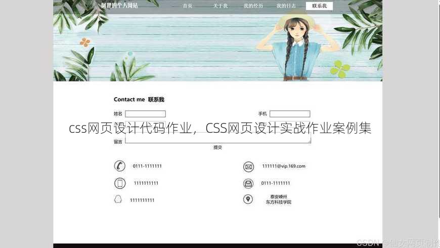 css网页设计代码作业