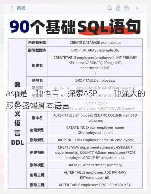 asp是一种语言