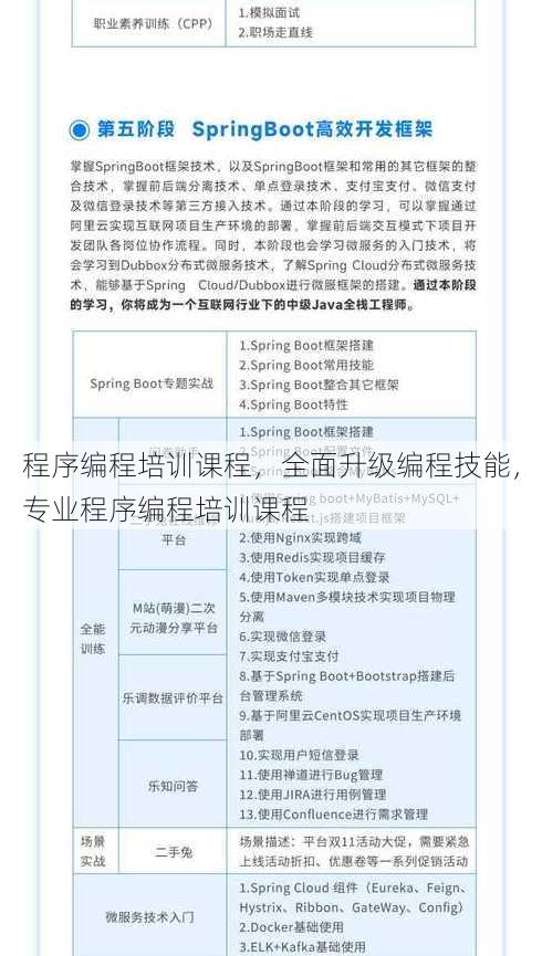 程序编程培训课程