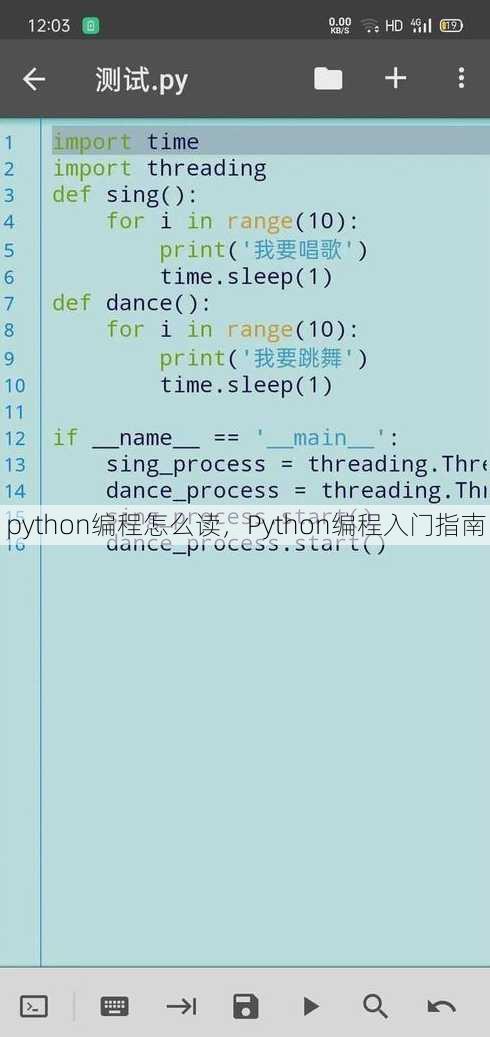 python编程怎么读