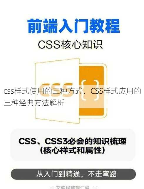 css样式使用的三种方式