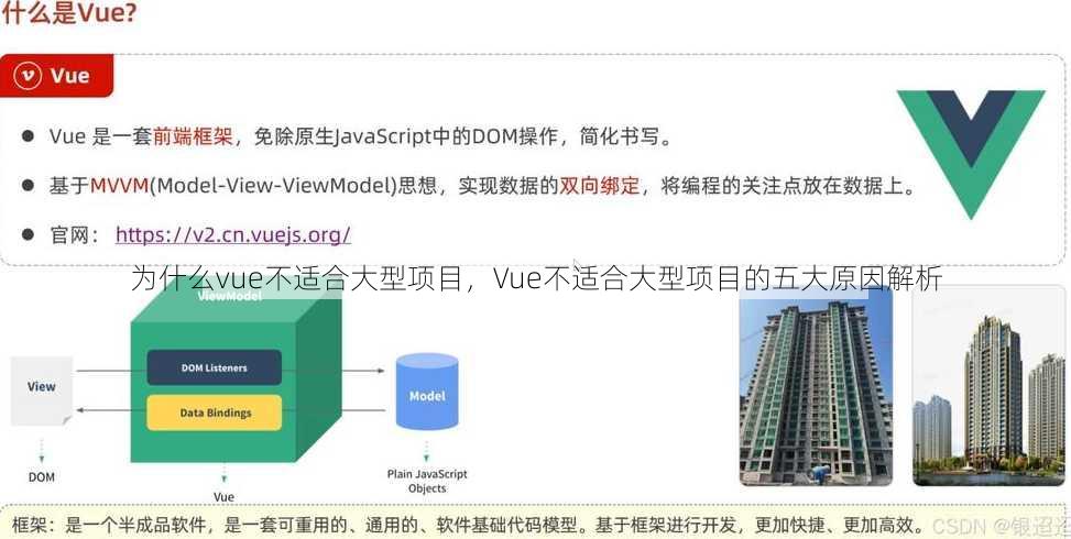 为什么vue不适合大型项目