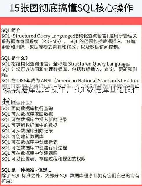 sql数据库基本操作