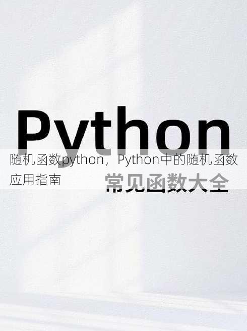 随机函数python