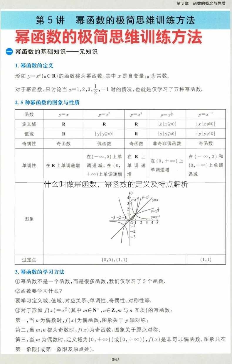 什么叫做幂函数