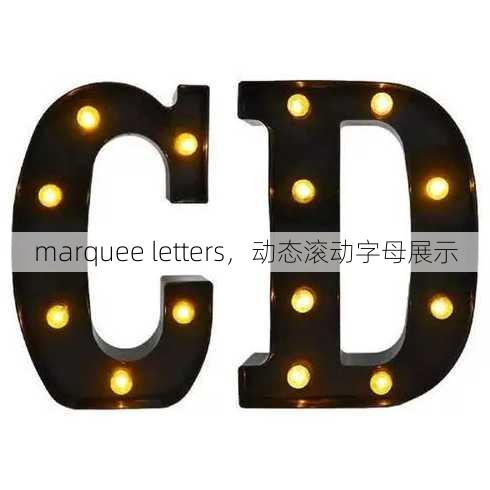 marquee letters