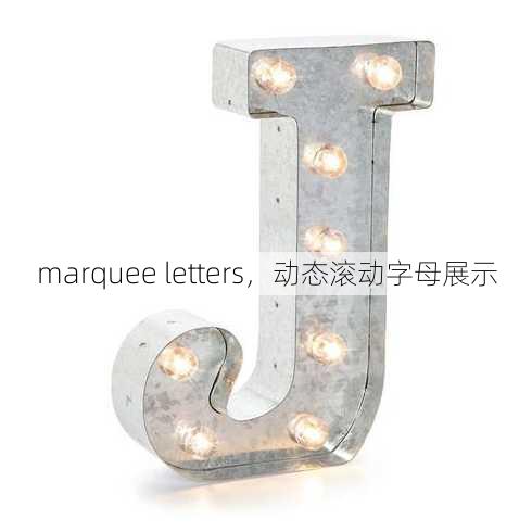 marquee letters