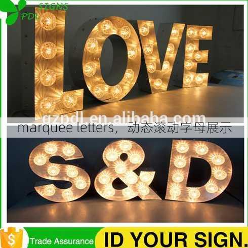 marquee letters