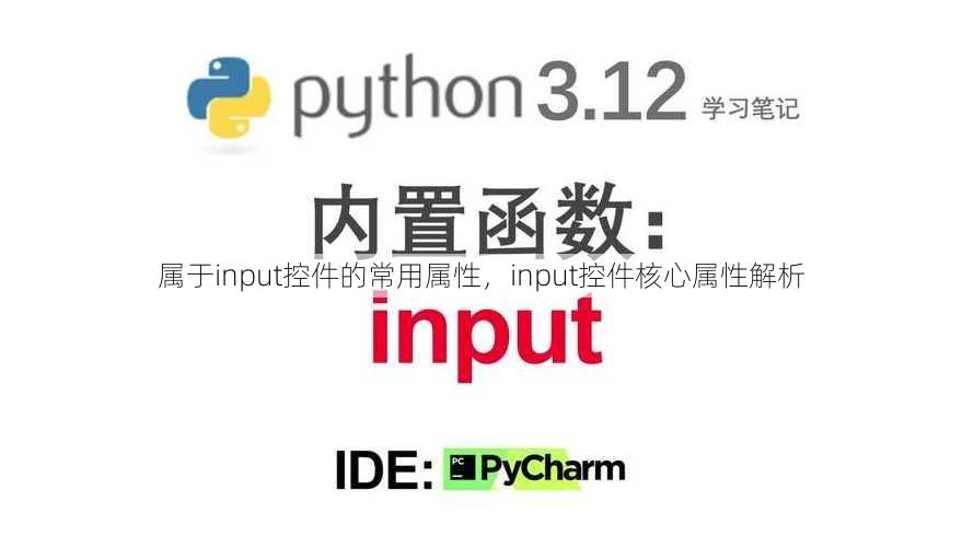 属于input控件的常用属性