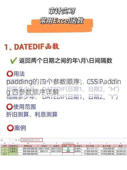 padding的四个参数顺序