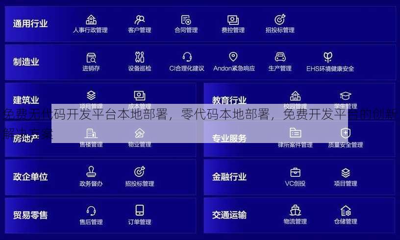 免费无代码开发平台本地部署