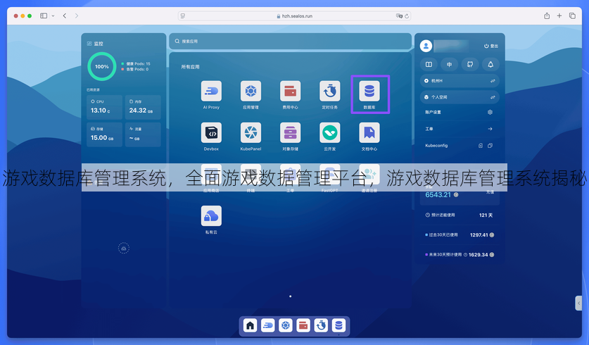 游戏数据库管理系统