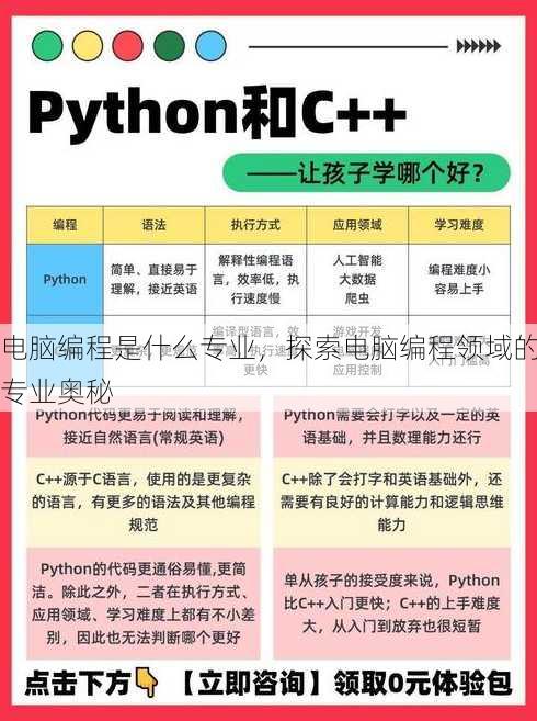 电脑编程是什么专业