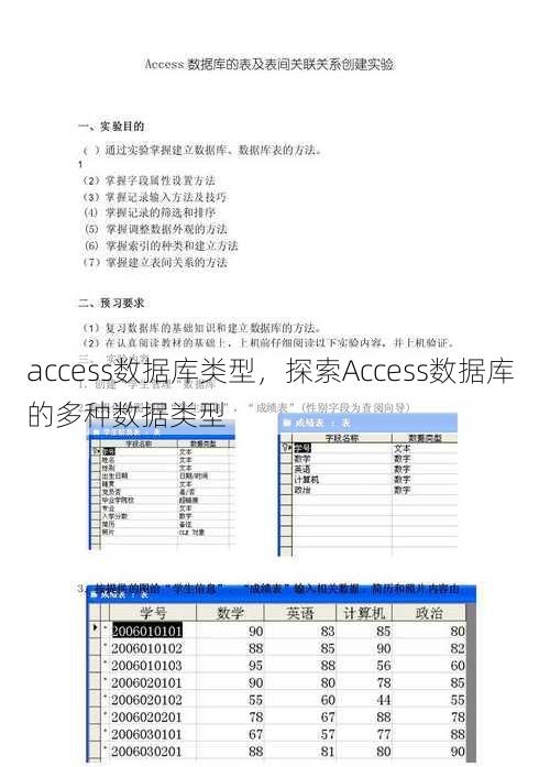 access数据库类型